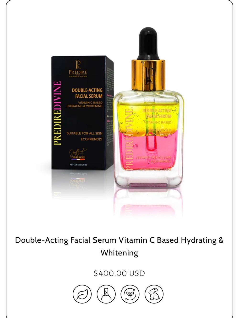 Predire Double-Acting Facial Serum Vitamin C